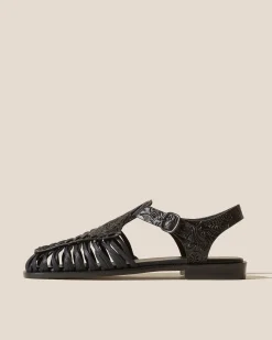 Women Hereu Studio Sandals<ALARO EMBOSSED VEG-TAN