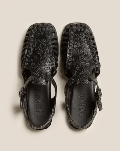 Women Hereu Studio Sandals<ALARO EMBOSSED VEG-TAN