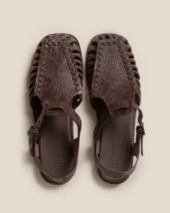 Women Hereu Studio Sandals<ALARO EMBOSSED VEG-TAN