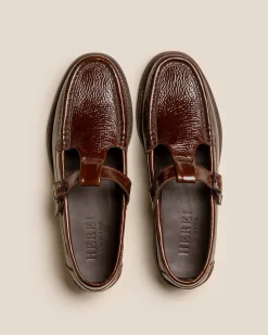 Women Hereu Studio Loafers<ALBER CRINKLED GLOSSY