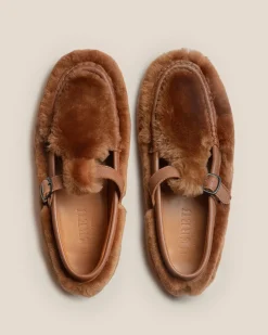 Hereu Studio Loafers<ALBER SHEARLING