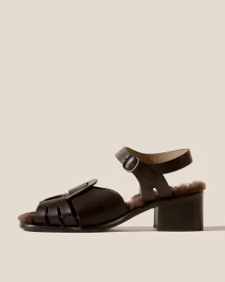 Women Hereu Studio Heels|Sandals<ANCORA SQUARED HEELED SHEARLING