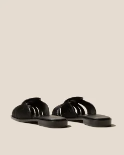 Women Hereu Studio Sandals<ANCORA SQUARED SLIDE SHORT CALF HAIR