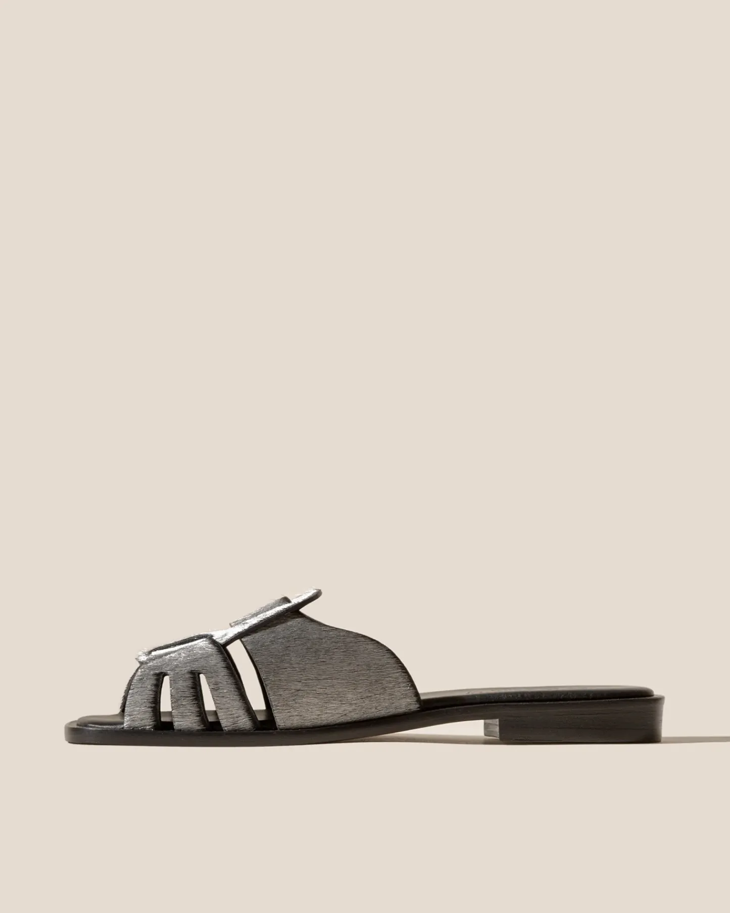 Women Hereu Studio Sandals<ANCORA SQUARED SLIDE SHORT CALF HAIR