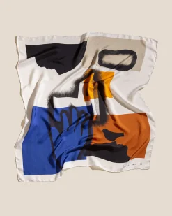 Hereu Studio Art|Created By "jorge Gay"<"Los Fugaces Párpados" Handkerchief